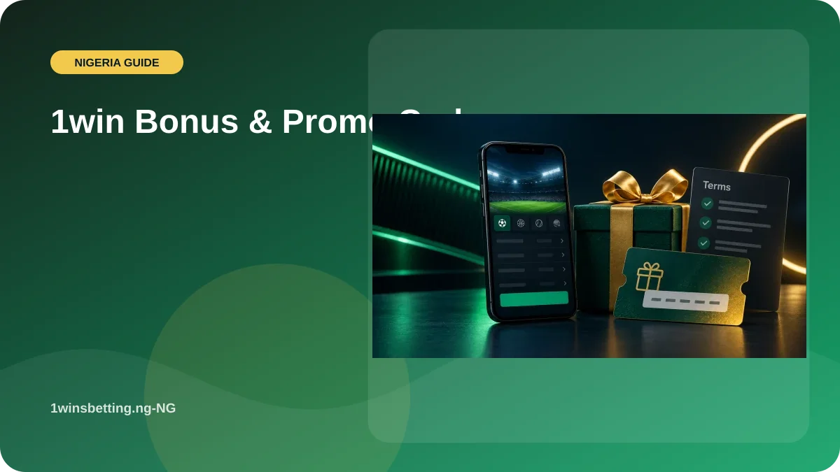 1win Bonus & Promo Code illustration