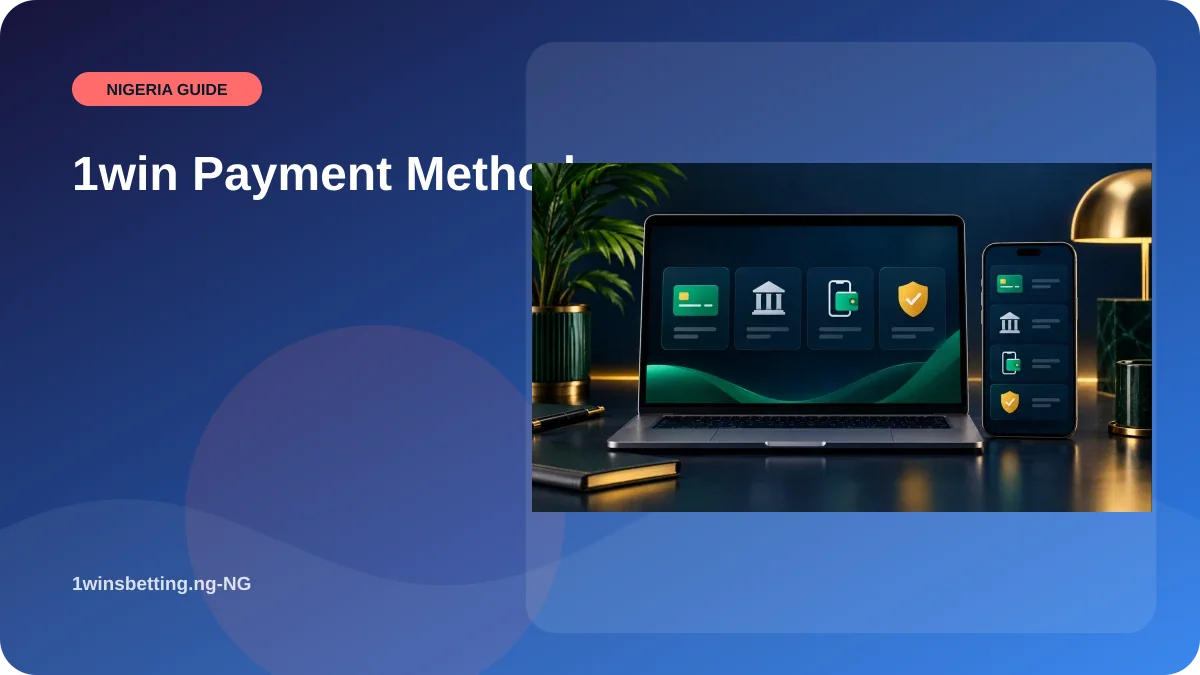 1win Payment Methods illustration