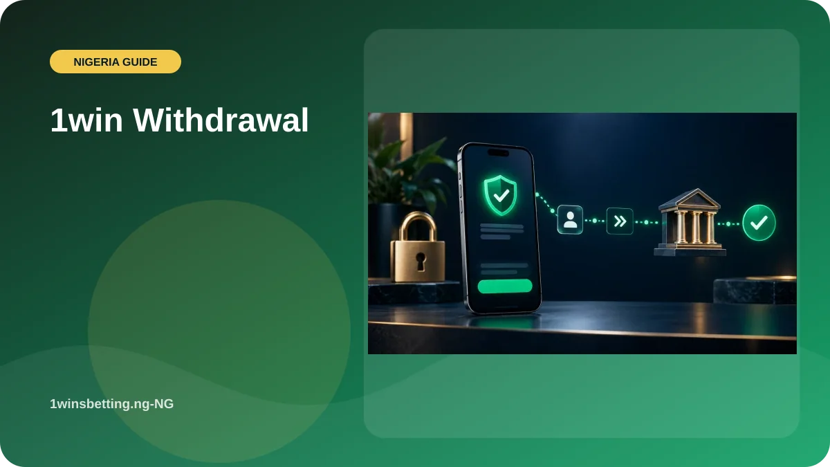 1win Withdrawal illustration